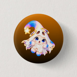 Cute Ghost Sheet Halloween Pastel - Spooky Pin