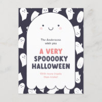 Cute Ghost Spooky Halloween Wishes