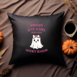 Cute Ghost Spooky Season Halloween Cushion