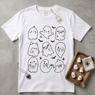 Cute Ghost Squad Halloween, Friendly Ghosts T-Shirt