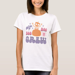 Cute Ghost Squad Halloween   Fun Spooky Vibes T-Shirt