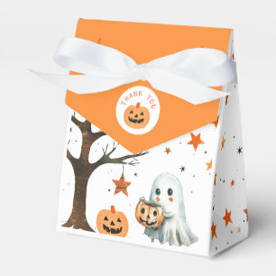 Cute Ghost Star Pattern Halloween Baby Shower  Favour Box