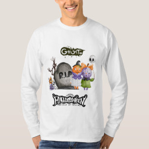 Cute Ghost T-Shirt, funny Halloween Kids t-Shirt, T-Shirt