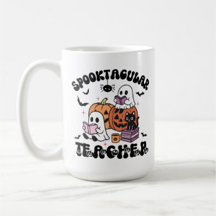 Cute Ghost Teacher Halloween-Spooktacular Teacher Coffee Mug