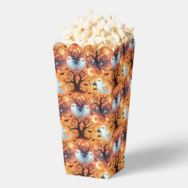 Cute Ghost, Twisted Trees, Moons and Bats Favour Box (Popped)