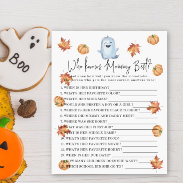 Cute ghost - Who knows mummy best (Creator Uploaded)