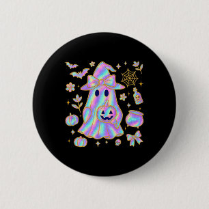 Cute Ghost Witch Shirt Pumpkin Cauldron Spider Hal 6 Cm Round Badge