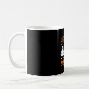 Cute Ghost with Bows Halloween Design_1 Coffee Mug