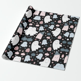 CUTE GHOST  WRAPPING PAPER