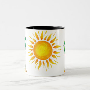 Cute Ghost You Are My Boo Valentines Day Coffeemug Two-Tone Coffee Mug