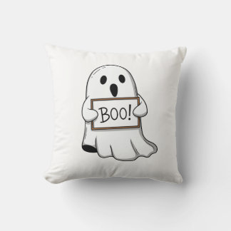 Cute Ghostly BOO Fun Cushion