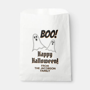 Cute Ghosts Boo! Happy Halloween Treat Bags
