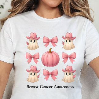 Cute ghosts, Breast Cancer Survivor T-shirt, Tri-Blend Shirt