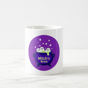 Cute Ghosts & Cauldron Coffee Mug