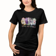 Cute Ghosts Crystals Halloween Magic Aesthetic