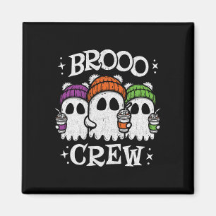 Cute Ghosts Ice Coffee - Halloween Ghost Coffee - Magnet