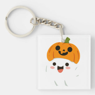 Cute ghosts key ring