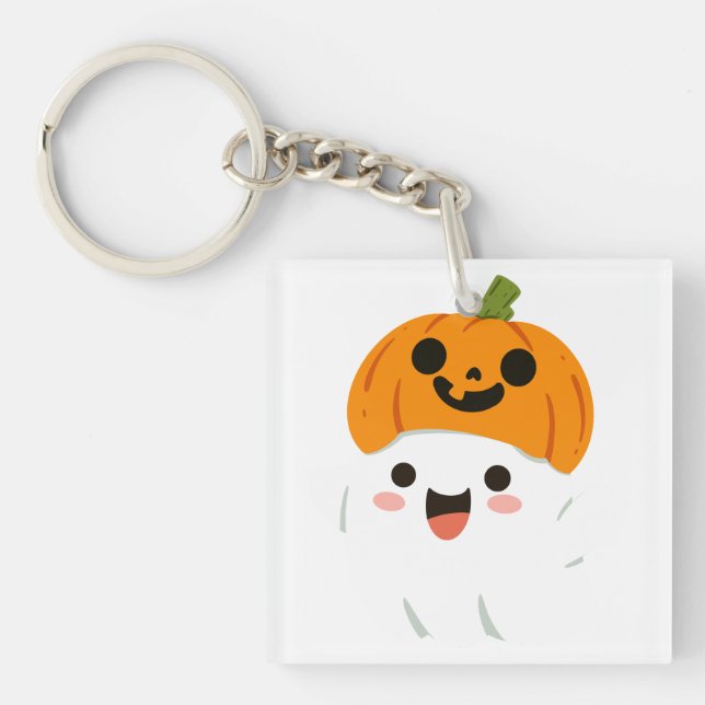 Cute ghosts key ring (Front)