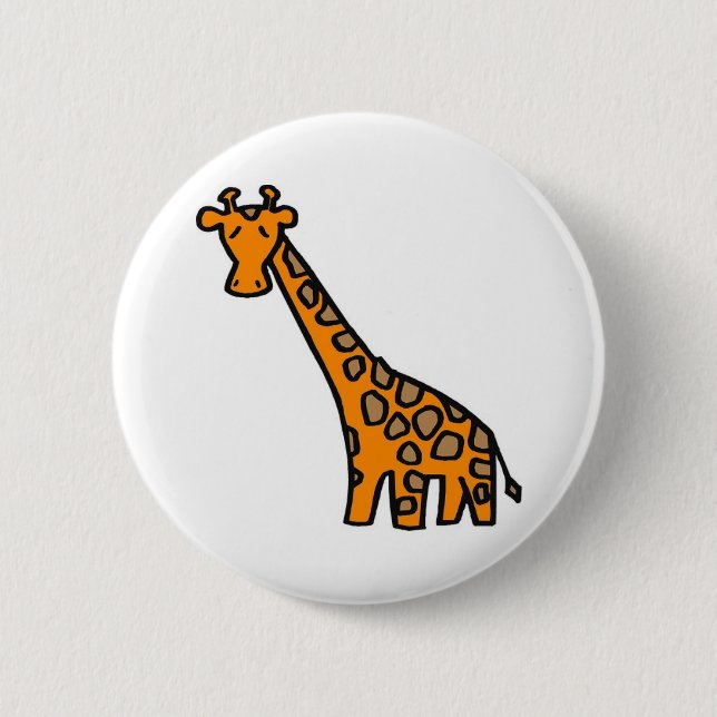 Cute Giaffe Button (Front)