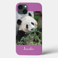 Cute Giant Panda Name Pale Purple