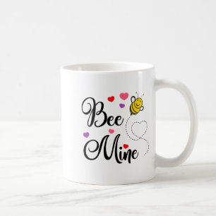 Cute Gift Bee Mine Valentine Shirt Valentines Day  Coffee Mug