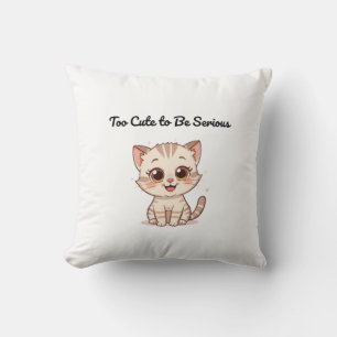 Cute Gift for Cat Lovers & Kids Cushion