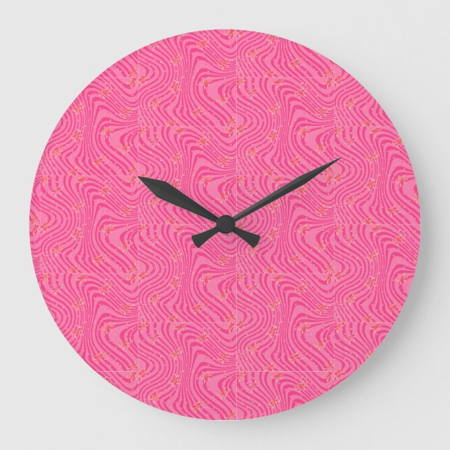 Cute Gift Wrap for Birthdays & Special Occasions Large Clock (Front)