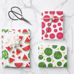 Cute Gift Wrap   Watermelon Wrapping Paper Sheets