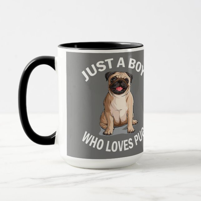 Cute Gifts for Dog Lovers With Pug Mug (Left)
