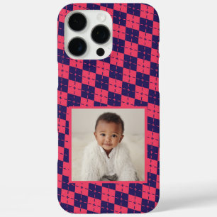 Cute Gifts For Father Gingham Plaid iPhone 16 Pro Max Case