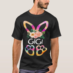 Cute Gigi Bunny Tie Dye Print Family Easter Day G T-Shirt
