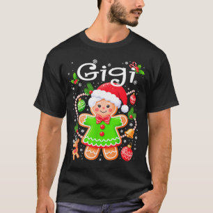 Cute Gigi Gingerbread Family Matching Christmas Co T-Shirt