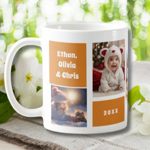 Cute Gigi Mum Grandchildren Photo Collage Coffee Mug
