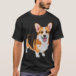 Cute Ginger Cat with Wildflowers T-Shirt