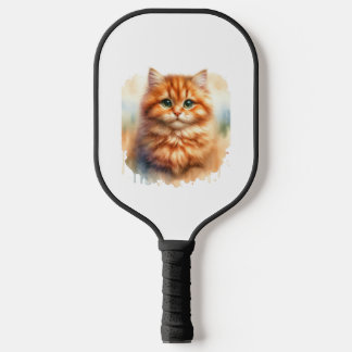 Cute Ginger Tabby Cat  Classic T-Shirt Pickleball Paddle