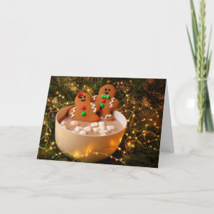 Cute Gingerbread Christmas Holiday Card
