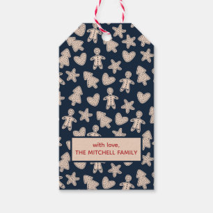 Cute Gingerbread Cookies Christmas Gift Tag
