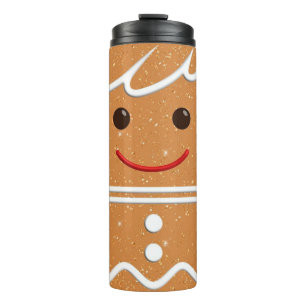 Cute Gingerbread Girl Thermal Tumbler