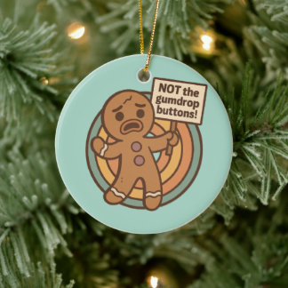 Cute Gingy Gingerbread Christmas Ornament