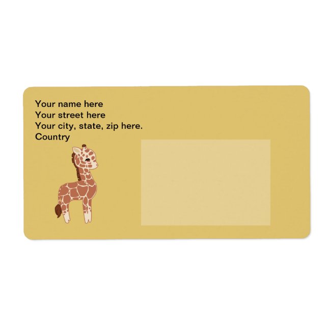 Cute Giraffe (Front)