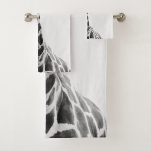 Cute Giraffe 2 #animal #art Bath Towel Set