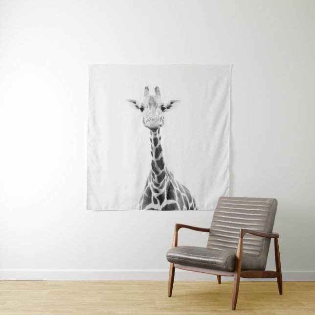 Cute Giraffe 2 #animal #art Tapestry (In Situ)