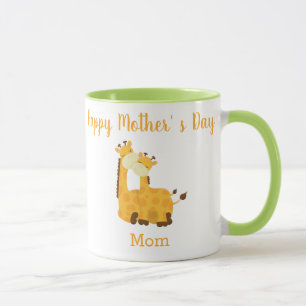 Cute Giraffe and Calf Mother's Day Mug