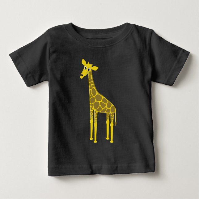 Cute Giraffe Baby T-Shirt (Front)