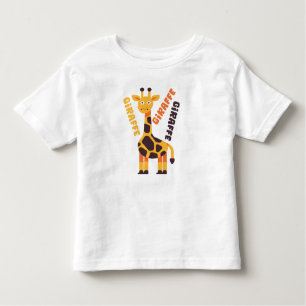 Cute Giraffe, Birthday Gift Toddler T-Shirt