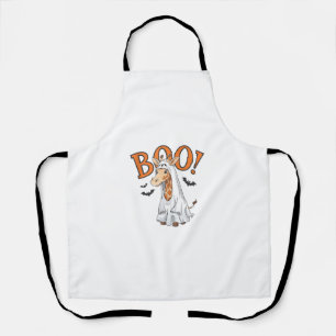 Cute Giraffe Boo Halloween Costume Zoo Lover _10 Apron