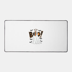 Cute Giraffe Boo Halloween Costume Zoo Lover _3 Desk Mat
