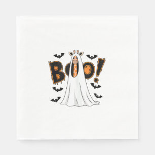 Cute Giraffe Boo Halloween Costume Zoo Lover _3 Napkin
