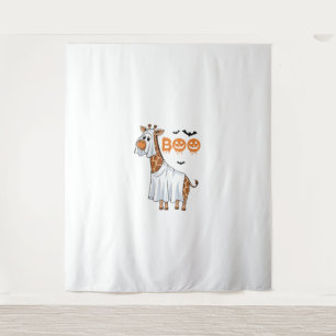 Cute Giraffe Boo Halloween Costume Zoo Lover _7 Tapestry