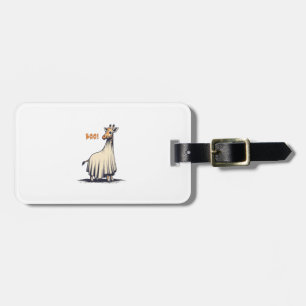 Cute Giraffe Boo Halloween Costume Zoo Lover Giraf Luggage Tag